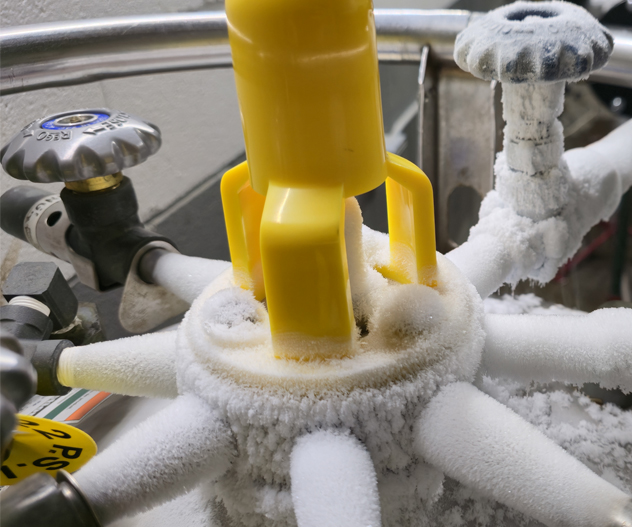 Procédé de gel à l'azote liquide